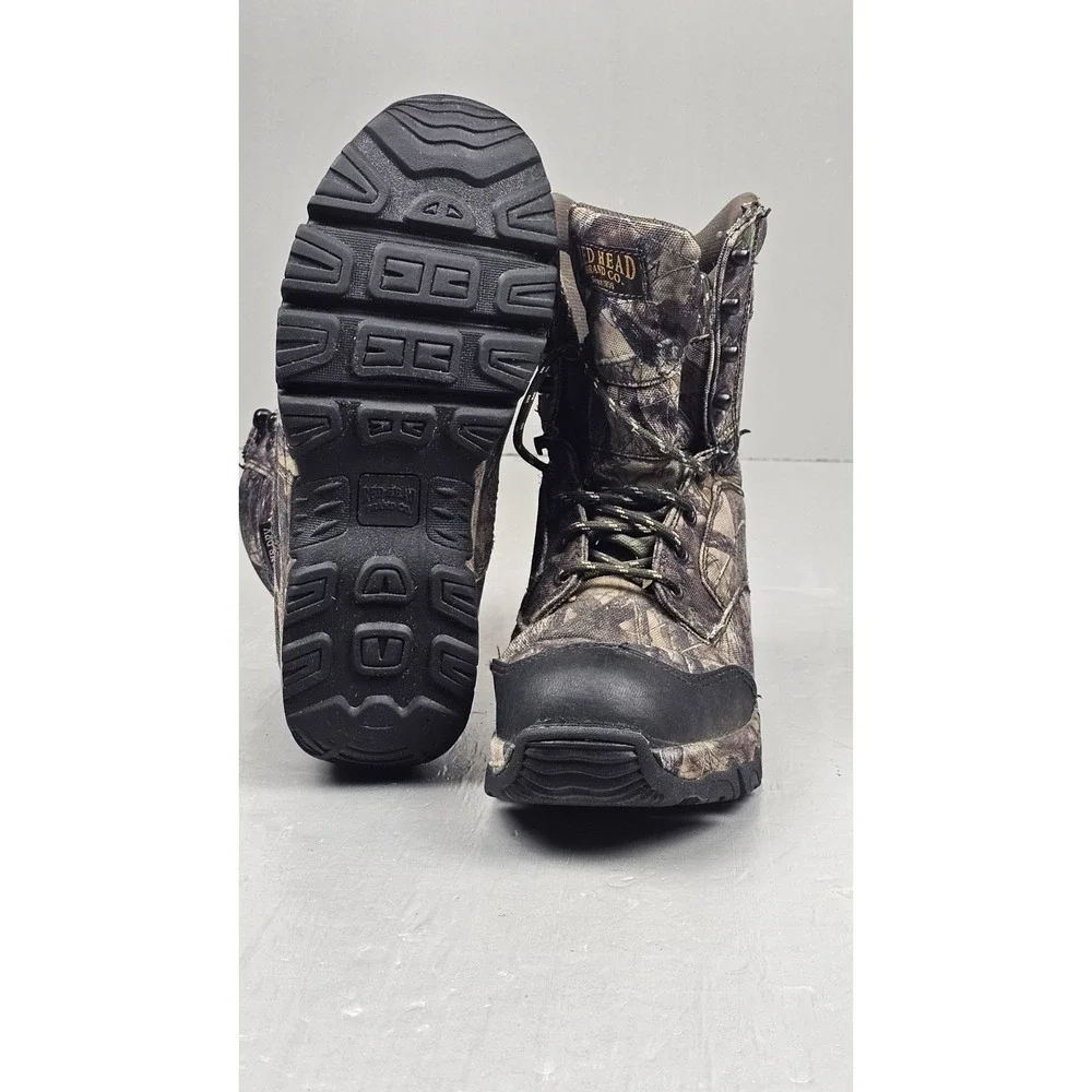 Red Head‎ Hunting Boots Mens 8.5 3M Bone Dry Camo Waterproof Insulated Rugged